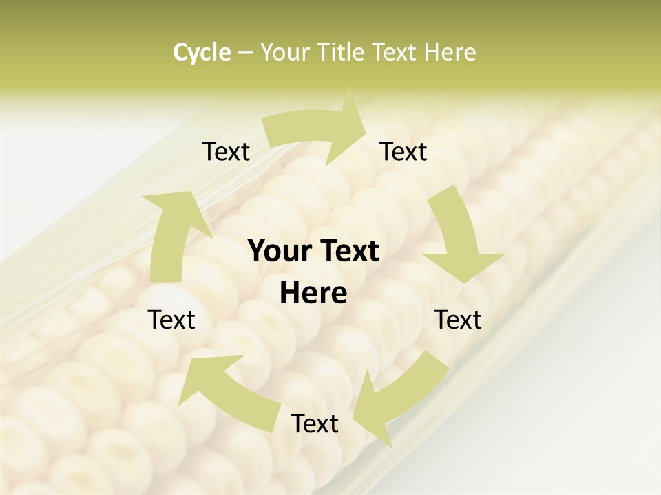 Fruit Food Corn PowerPoint Template