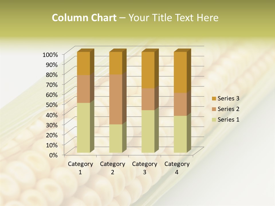 Fruit Food Corn PowerPoint Template