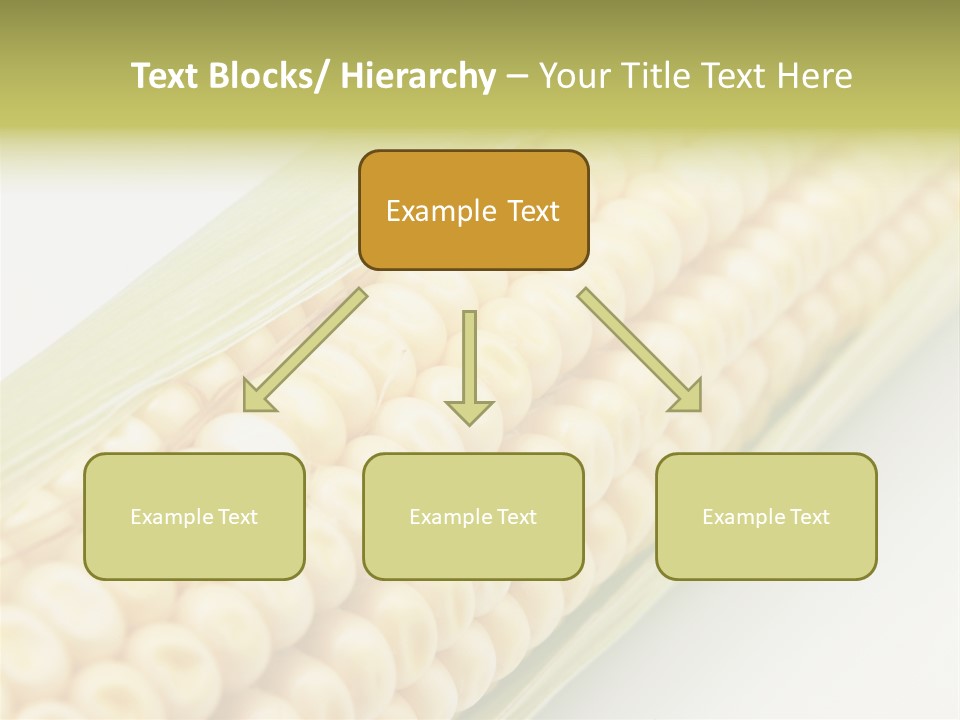 Fruit Food Corn PowerPoint Template