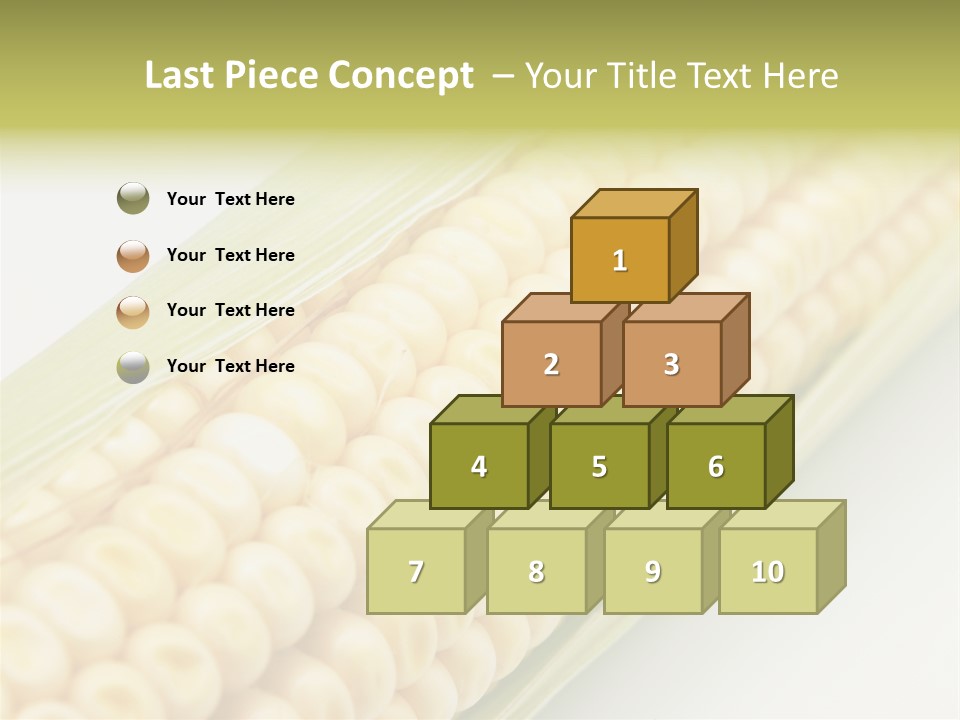 Fruit Food Corn PowerPoint Template