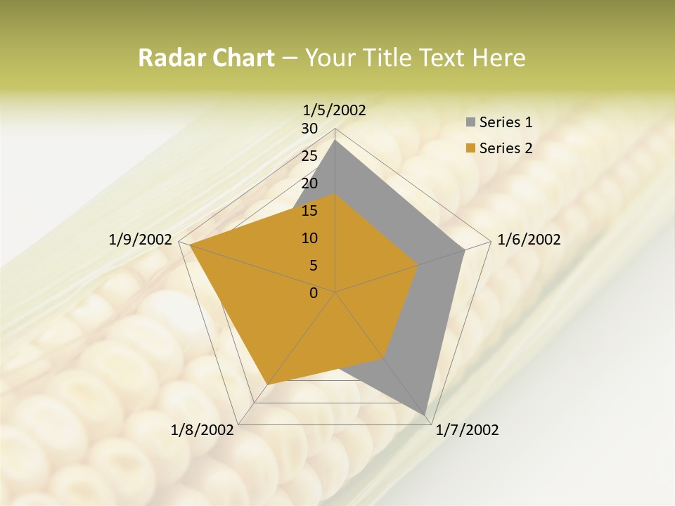 Fruit Food Corn PowerPoint Template
