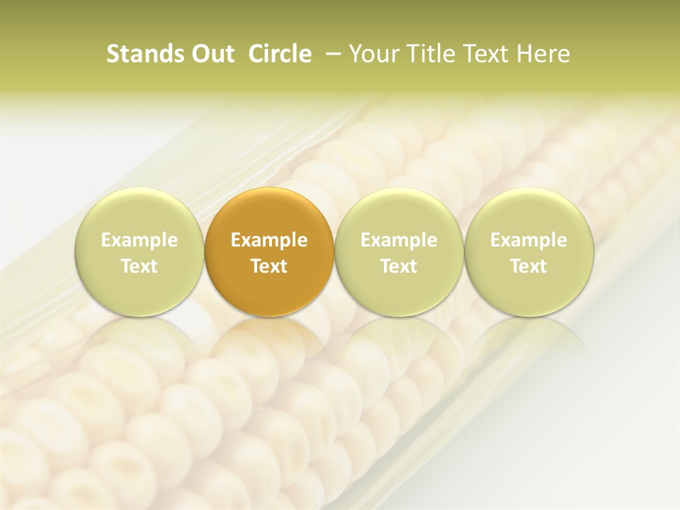 Fruit Food Corn PowerPoint Template