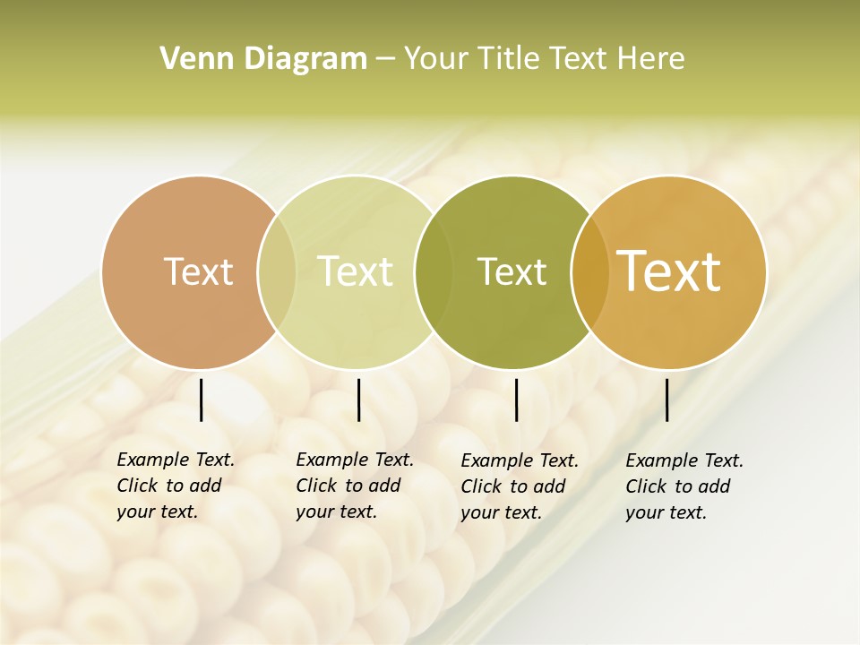Fruit Food Corn PowerPoint Template