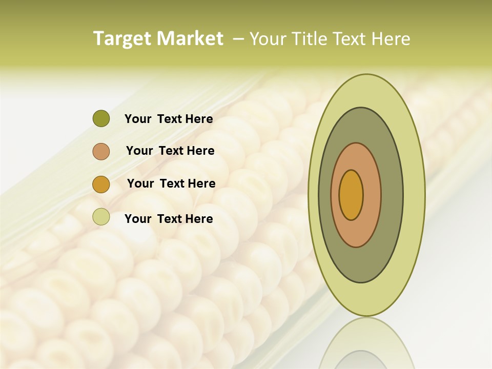 Fruit Food Corn PowerPoint Template