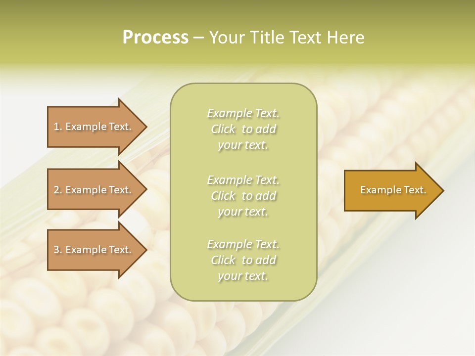 Fruit Food Corn PowerPoint Template