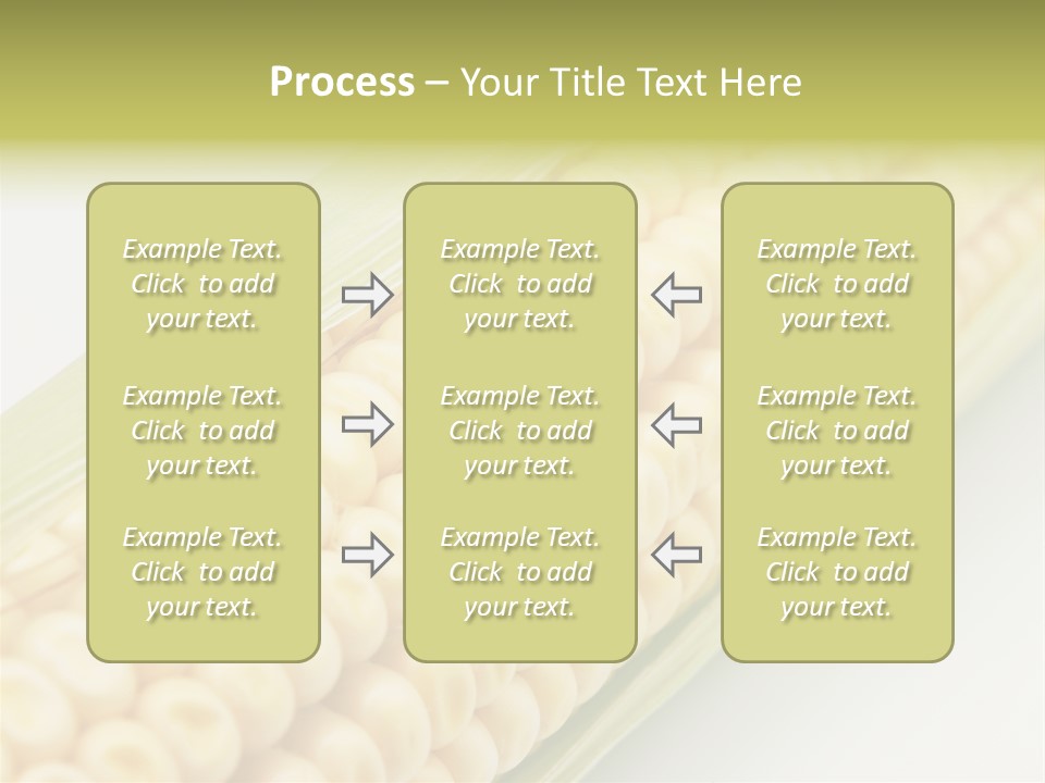 Fruit Food Corn PowerPoint Template