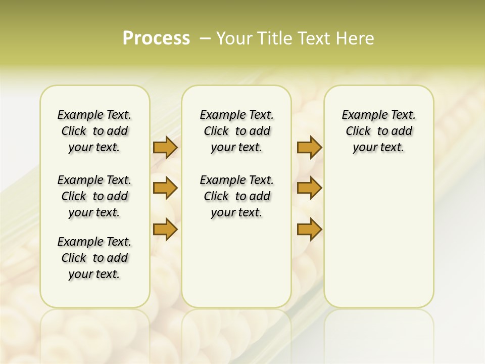 Fruit Food Corn PowerPoint Template