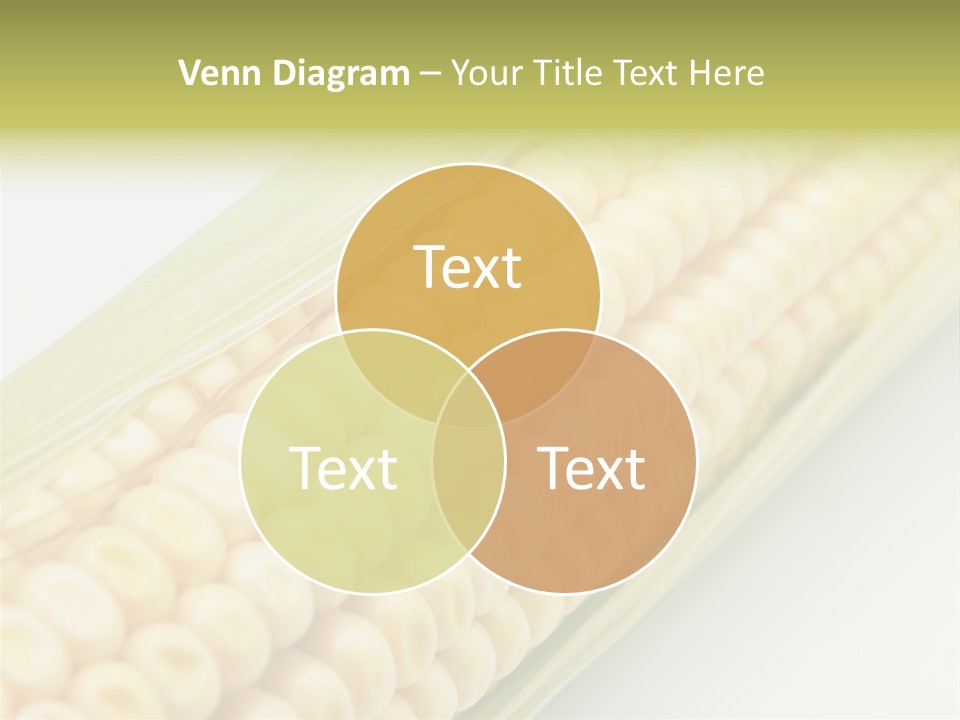 Fruit Food Corn PowerPoint Template