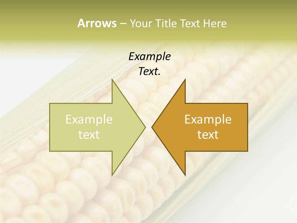 Fruit Food Corn PowerPoint Template