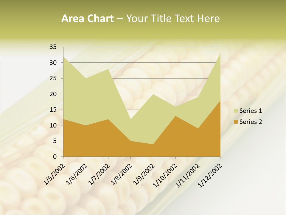 Fruit Food Corn PowerPoint Template
