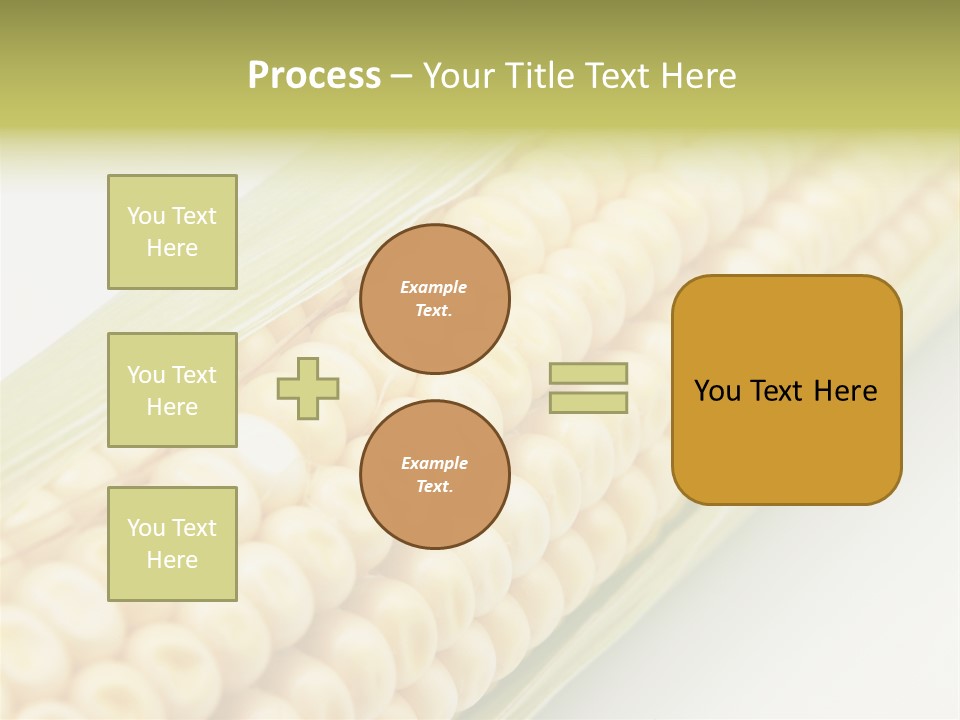 Fruit Food Corn PowerPoint Template