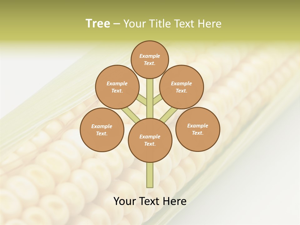 Fruit Food Corn PowerPoint Template