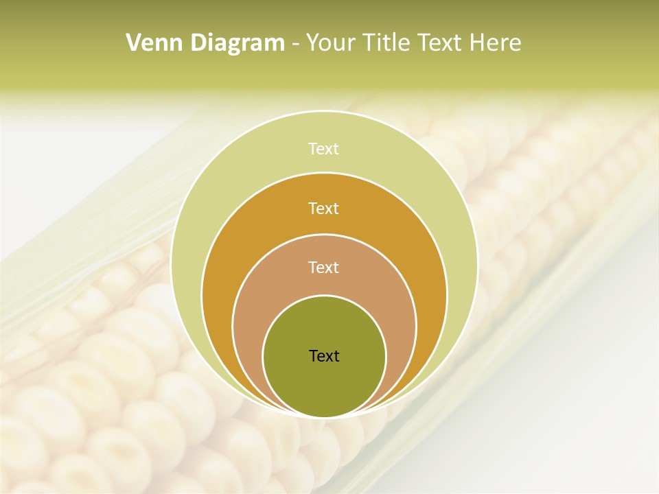 Fruit Food Corn PowerPoint Template