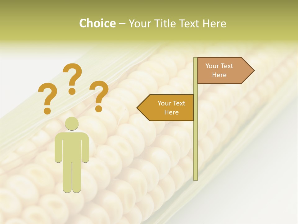 Fruit Food Corn PowerPoint Template