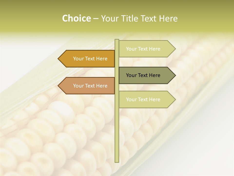 Fruit Food Corn PowerPoint Template