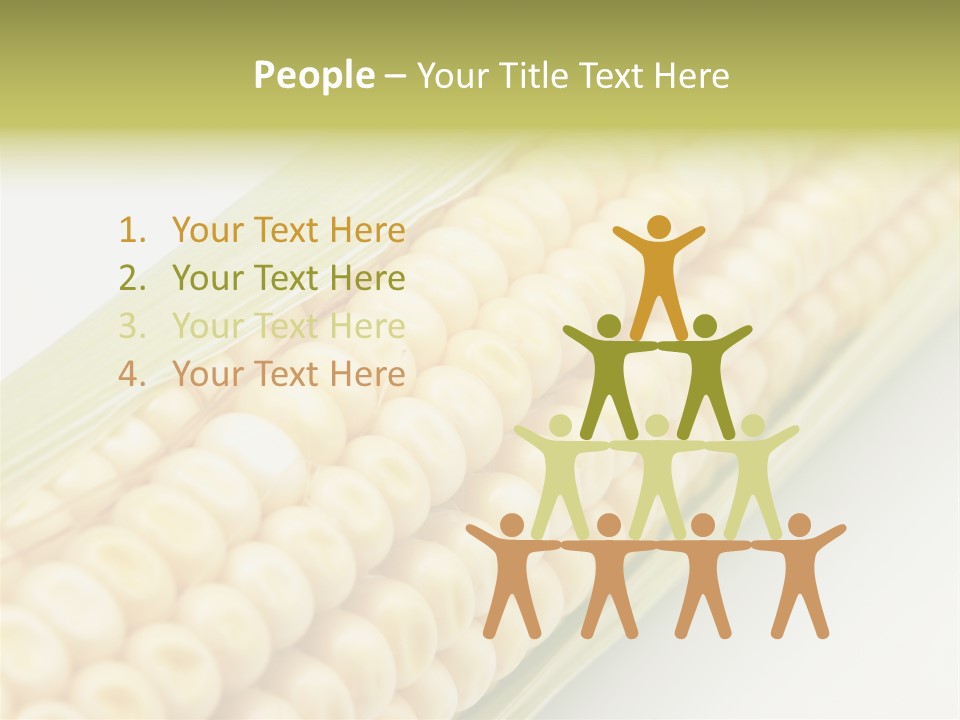 Fruit Food Corn PowerPoint Template