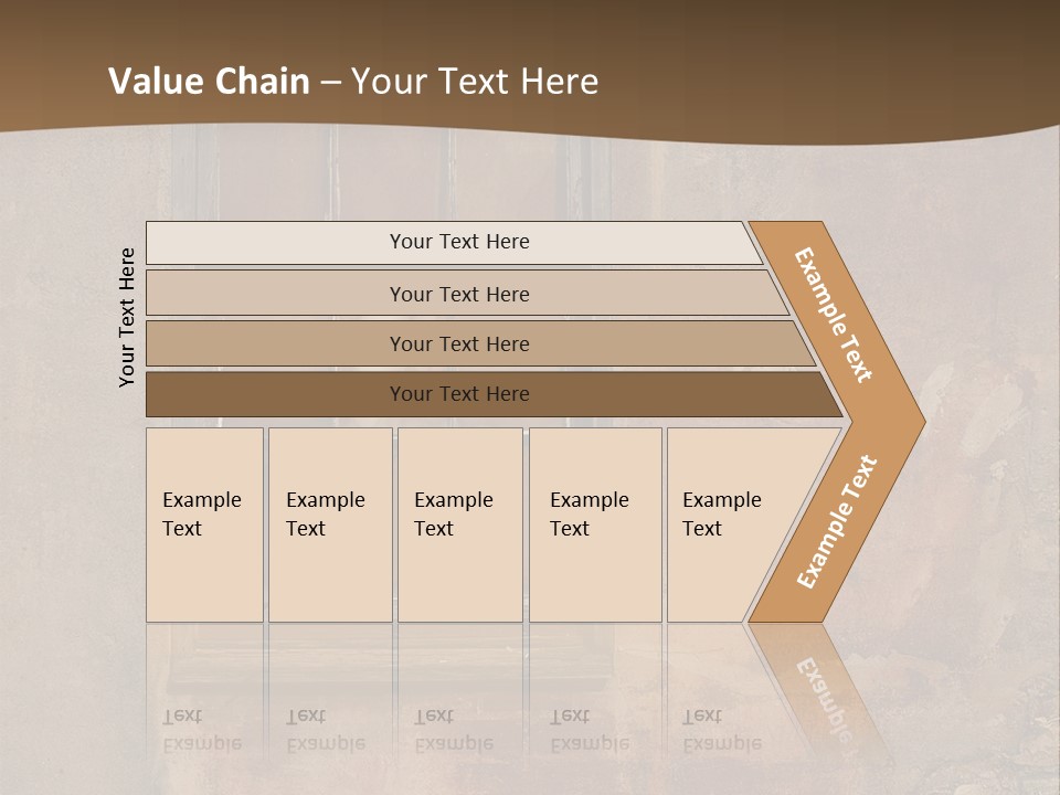 Glass Disrepair Wooden PowerPoint Template