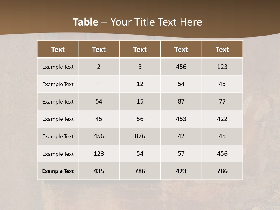 Glass Disrepair Wooden PowerPoint Template