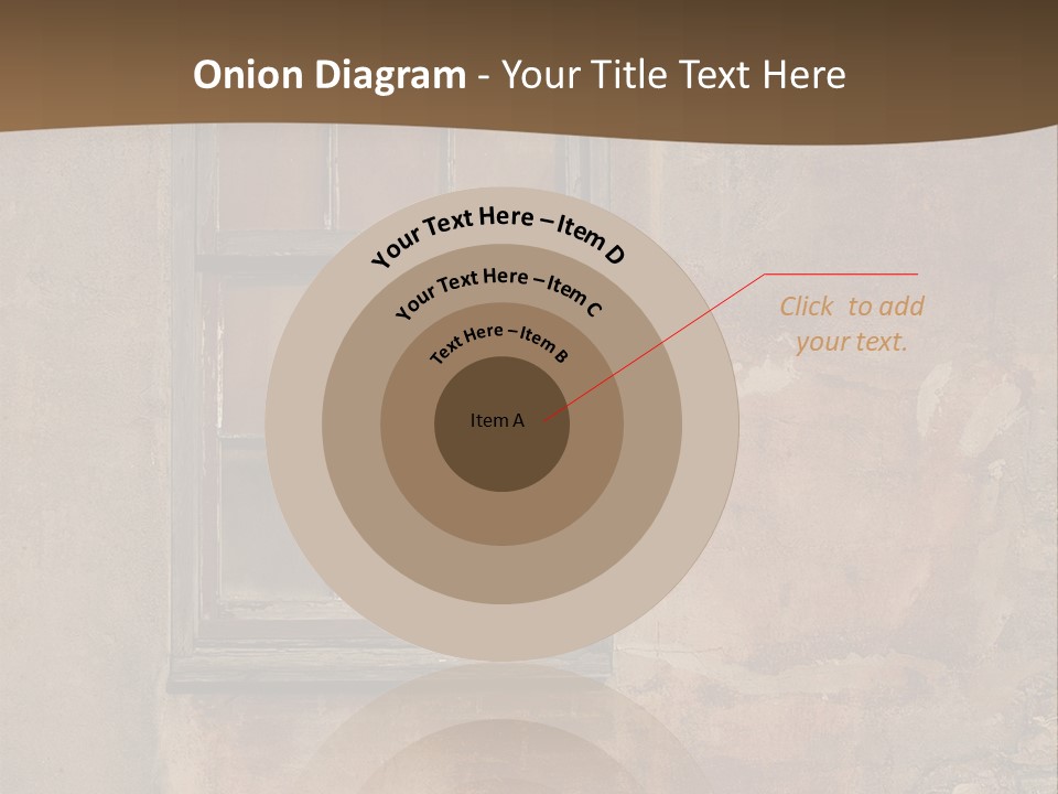 Glass Disrepair Wooden PowerPoint Template