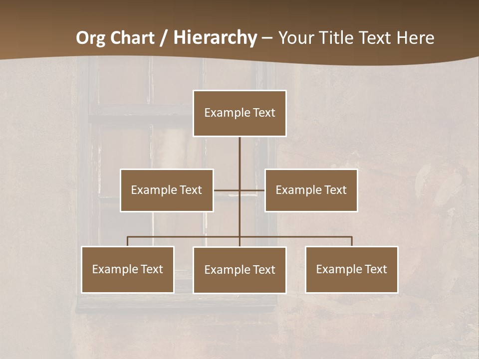 Glass Disrepair Wooden PowerPoint Template