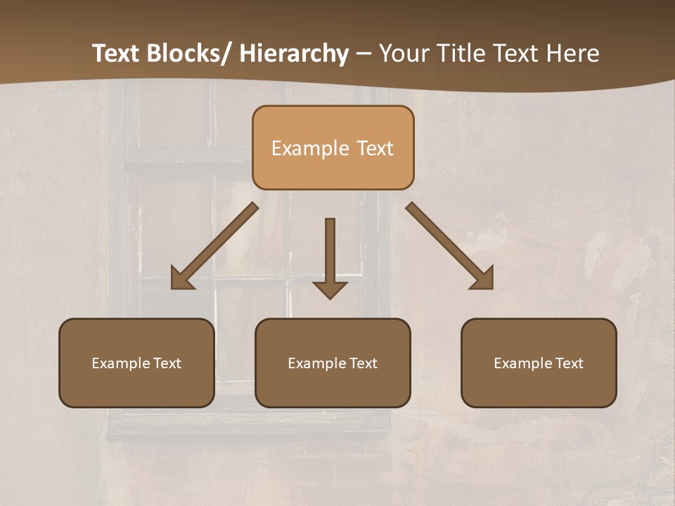 Glass Disrepair Wooden PowerPoint Template