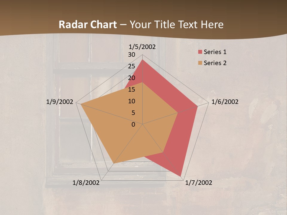 Glass Disrepair Wooden PowerPoint Template