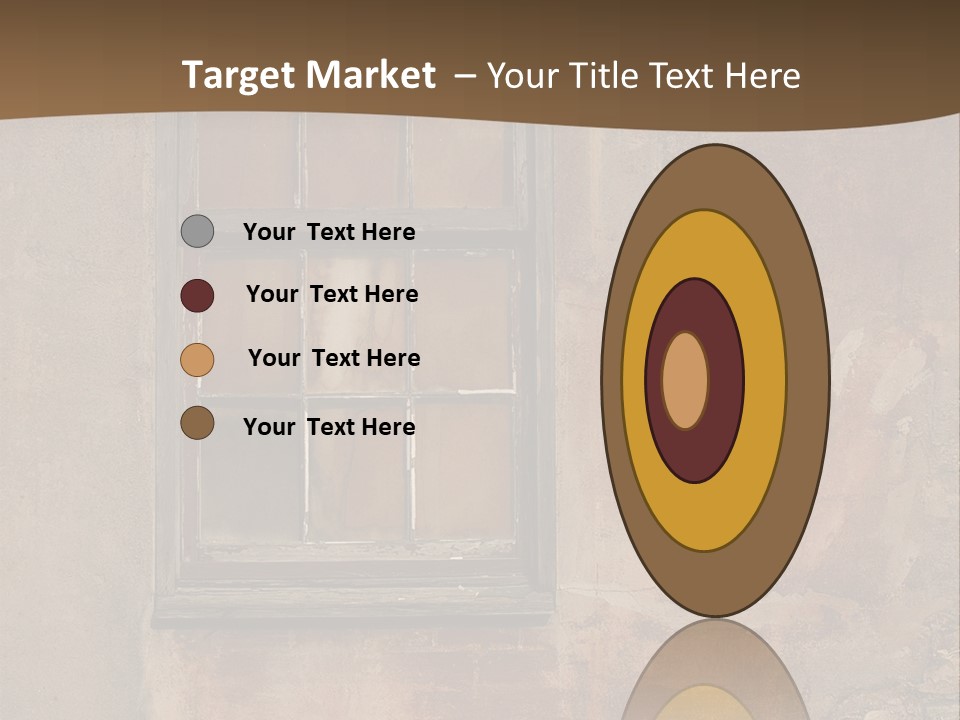 Glass Disrepair Wooden PowerPoint Template