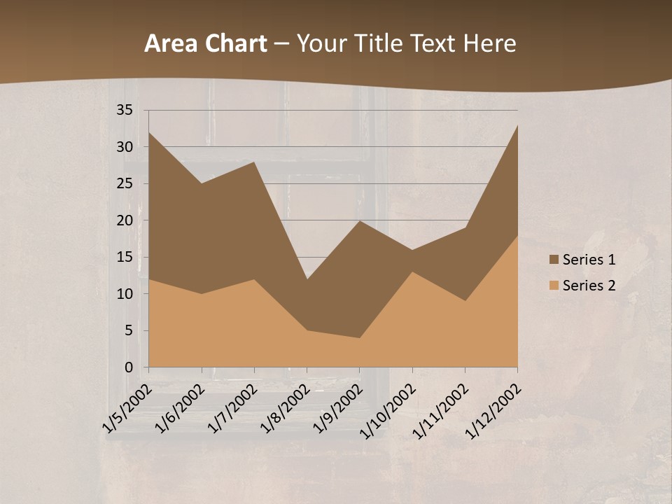 Glass Disrepair Wooden PowerPoint Template