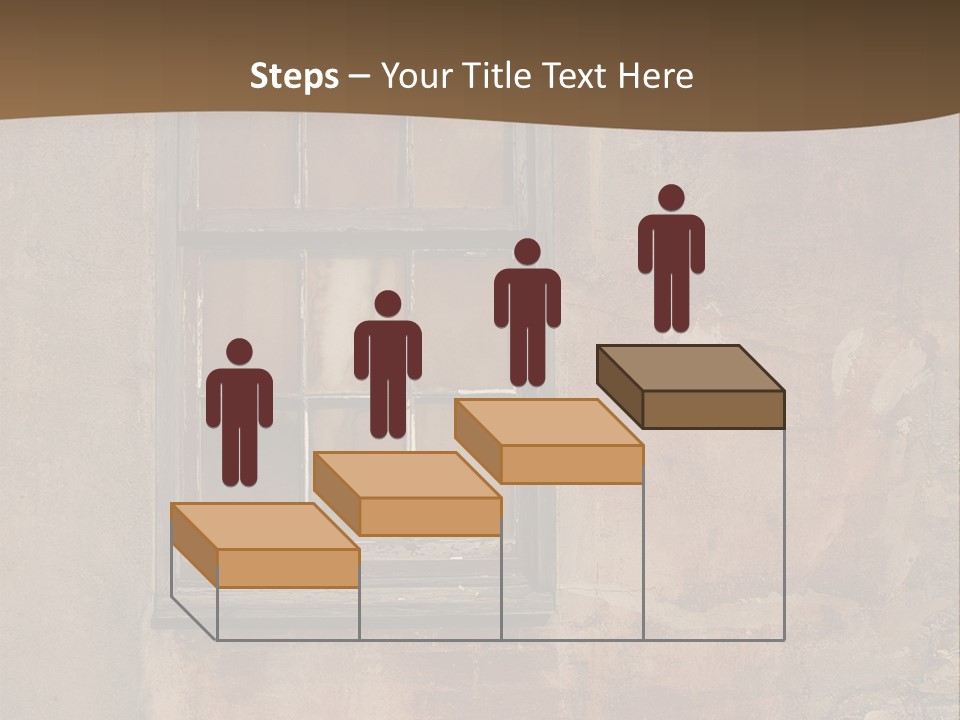 Glass Disrepair Wooden PowerPoint Template