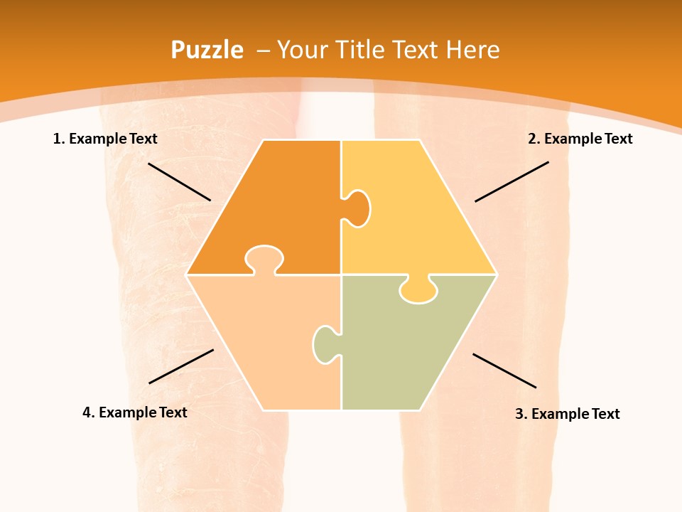 Half Salad Healthy PowerPoint Template
