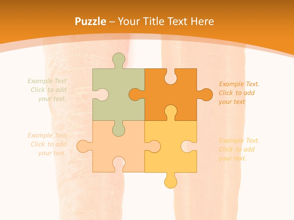 Half Salad Healthy PowerPoint Template