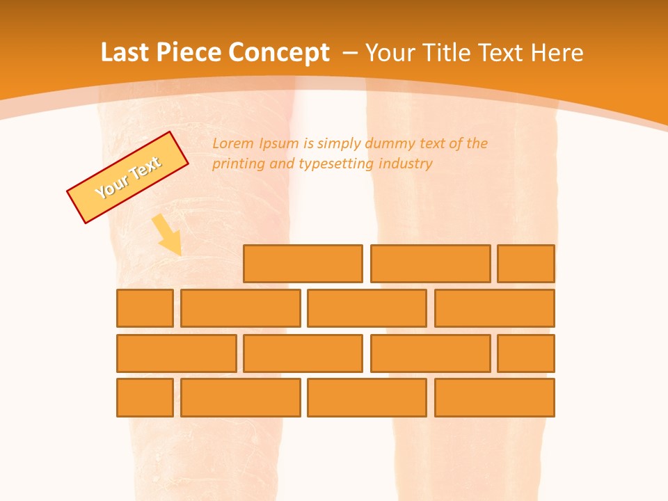 Half Salad Healthy PowerPoint Template