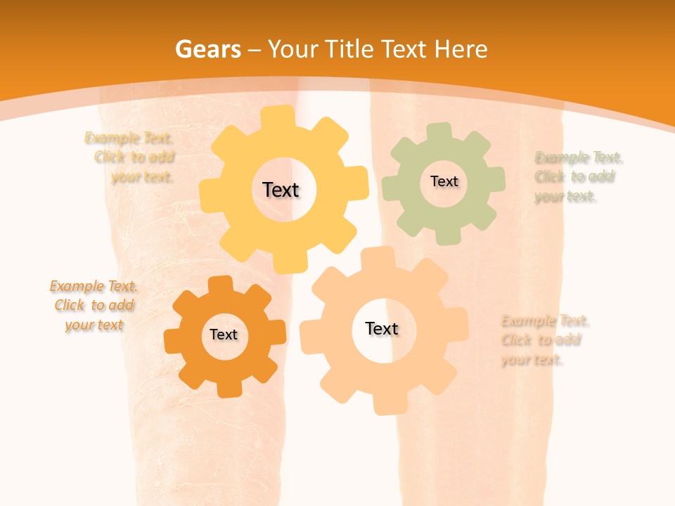 Half Salad Healthy PowerPoint Template