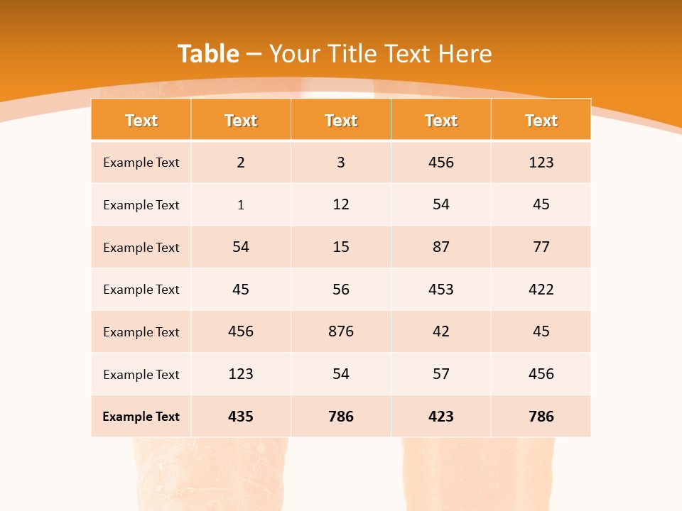 Half Salad Healthy PowerPoint Template