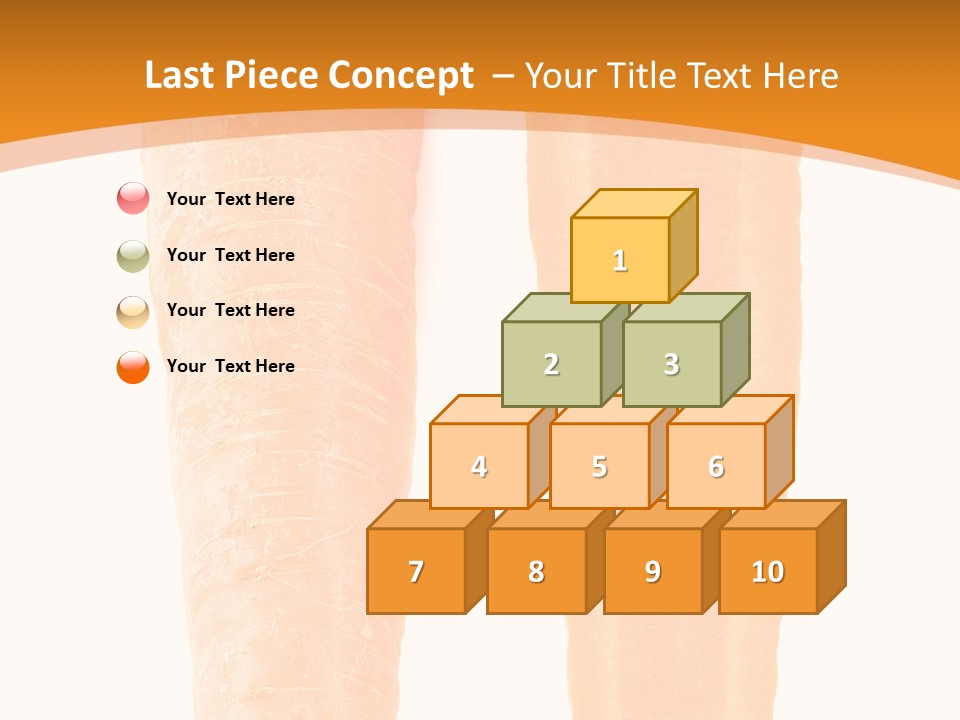 Half Salad Healthy PowerPoint Template