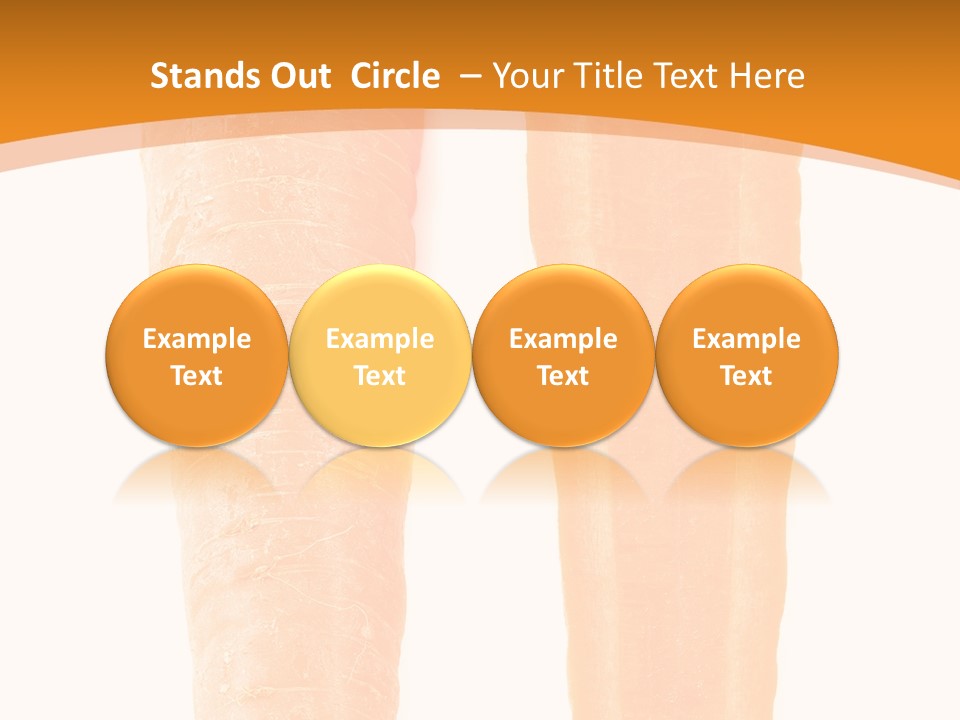 Half Salad Healthy PowerPoint Template