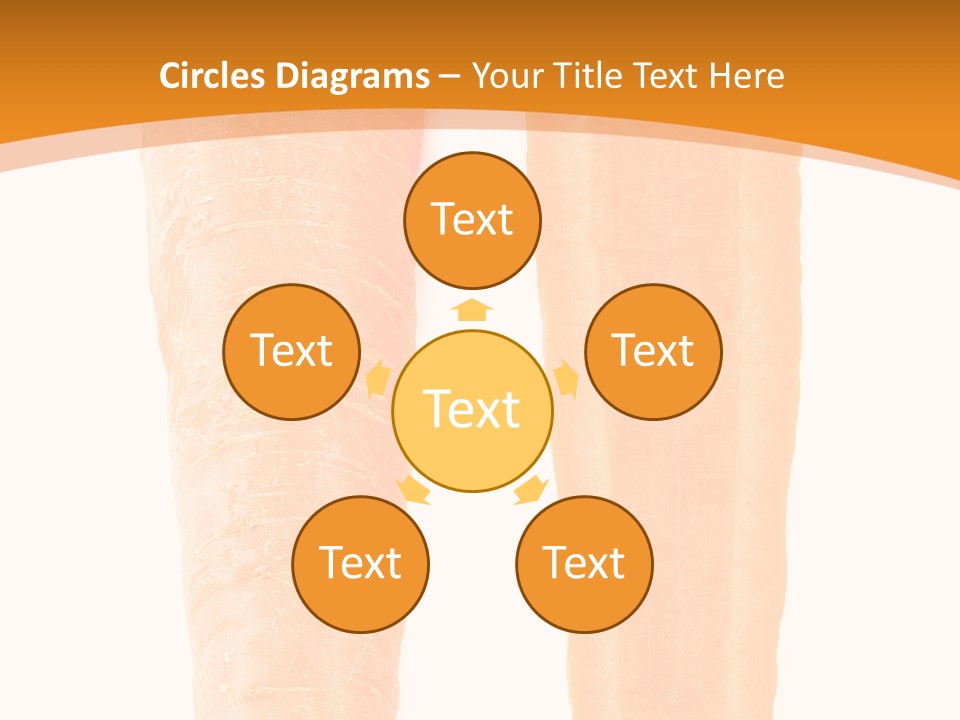 Half Salad Healthy PowerPoint Template