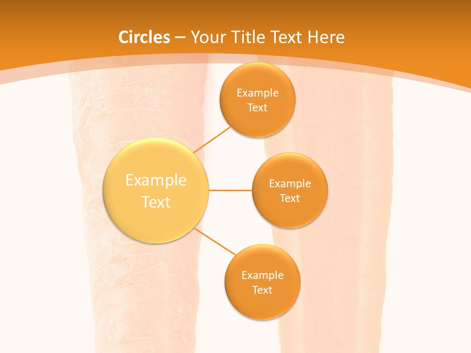 Half Salad Healthy PowerPoint Template