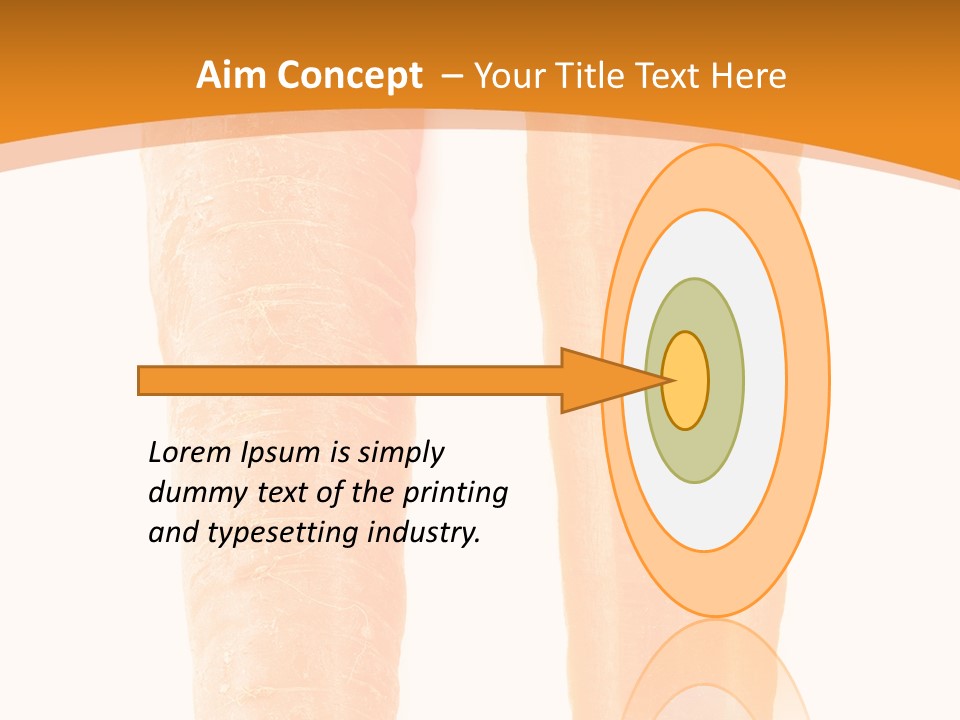 Half Salad Healthy PowerPoint Template