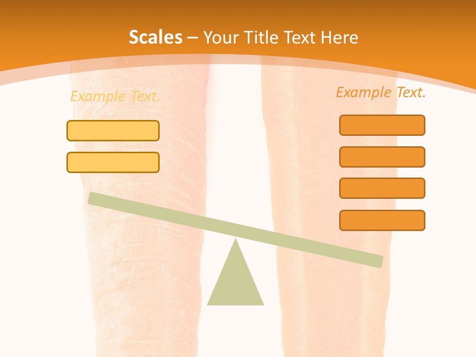 Half Salad Healthy PowerPoint Template