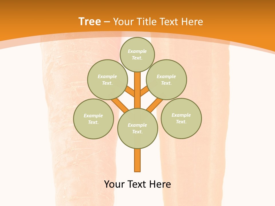 Half Salad Healthy PowerPoint Template