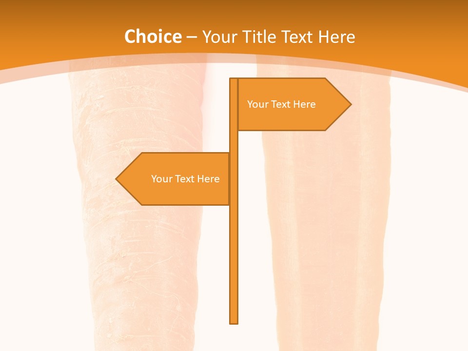 Half Salad Healthy PowerPoint Template