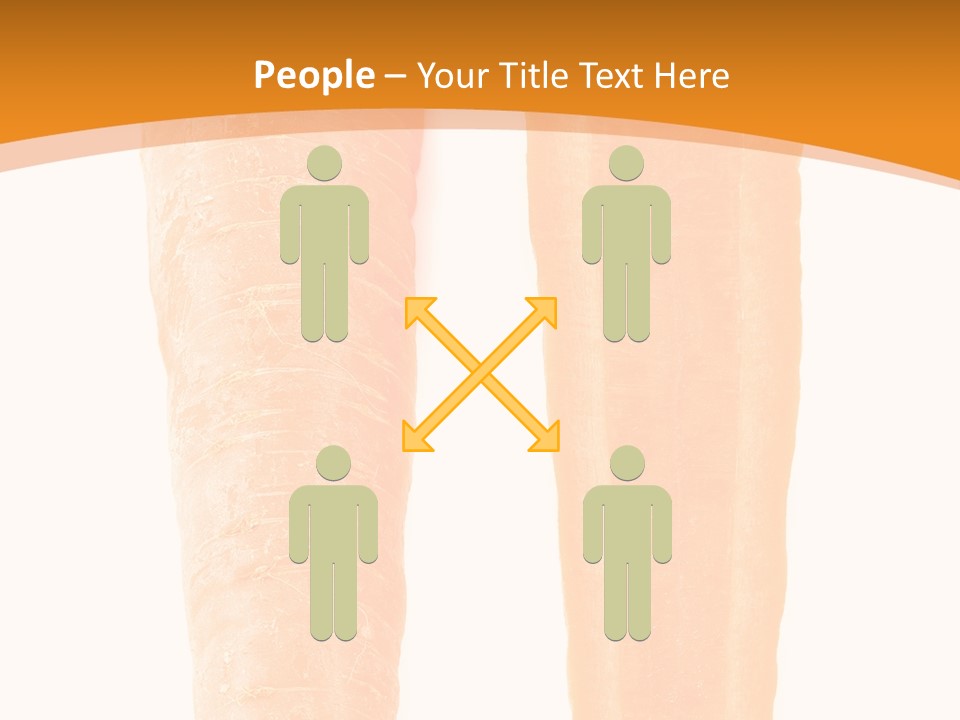 Half Salad Healthy PowerPoint Template