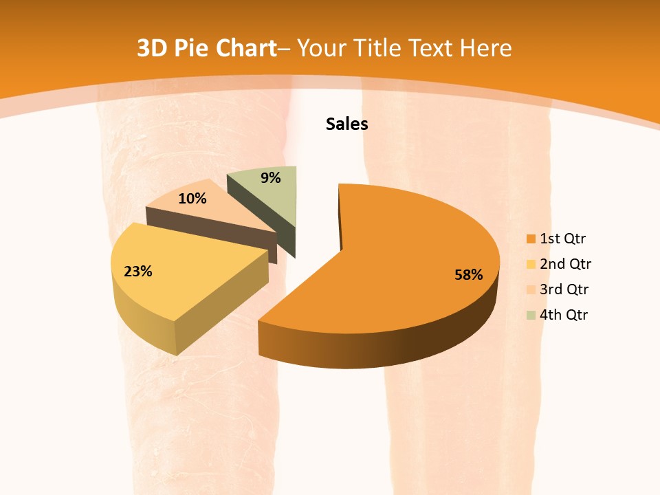 Half Salad Healthy PowerPoint Template