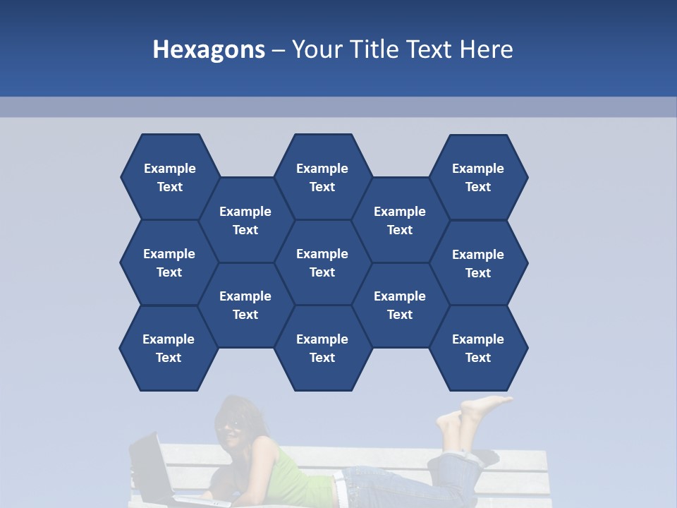 Sky Teenager Learning PowerPoint Template