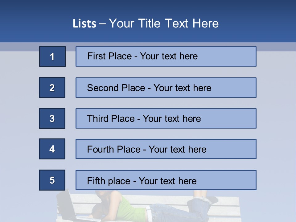 Sky Teenager Learning PowerPoint Template