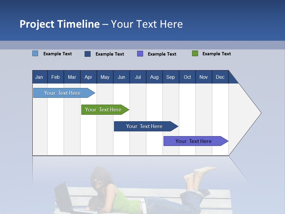 Sky Teenager Learning PowerPoint Template