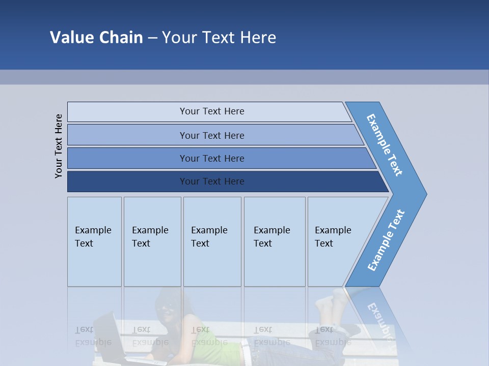 Sky Teenager Learning PowerPoint Template