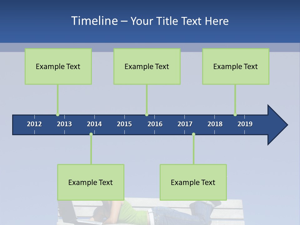 Sky Teenager Learning PowerPoint Template
