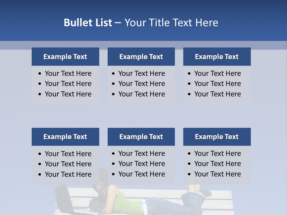 Sky Teenager Learning PowerPoint Template
